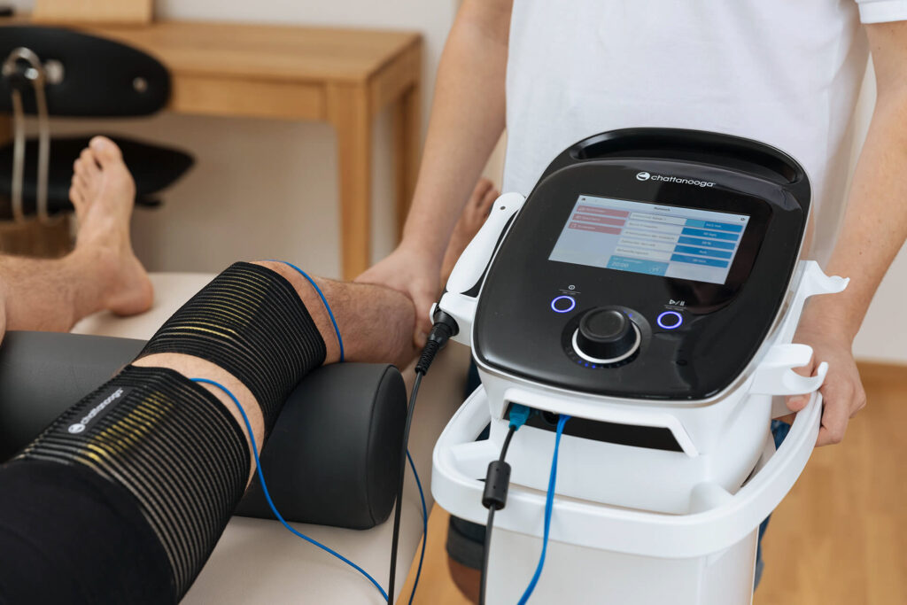 Elektrotherapie bei ANDRUKONIS Physiotherapie Wien